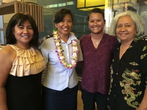 Kudos To Col. Shirley Raguindin, FWN Board Member, U.S. FWN100™ '07 and Global FWN100™ '13 On Her Recent Visit To Hawaii
