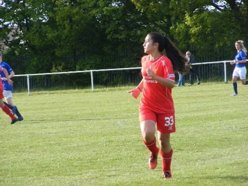 Women in Sports: 17 Year Old Pinay Mayumi Pacheco Drives with a Force for Liverpool FC