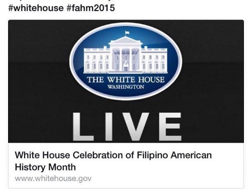 Tune in to Watch White House Celebration of Filipino American History Month featuring FWN Attendees, FilAm trailblazers and Special Performances