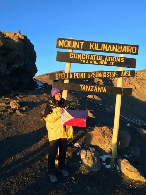 Shattering Records: Filipina Coast Guard Lieutenant Reaches Peak of Kilimanjaro After Conquering Everest