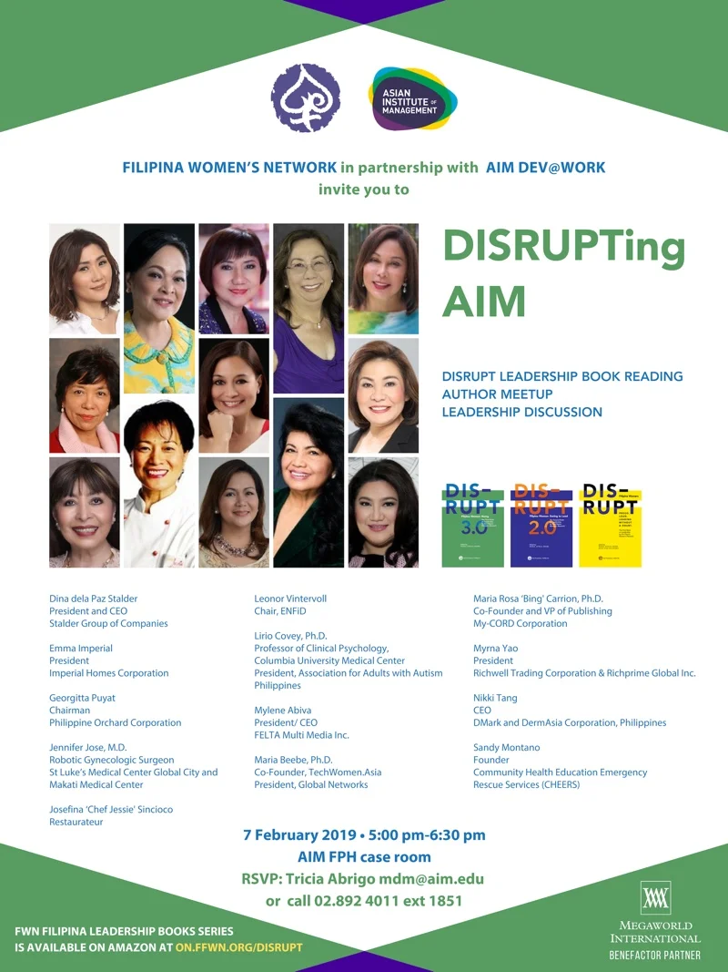 Feb 7—DISRUPTing AIM Dev@Work: Meet the Authors, Book Reading