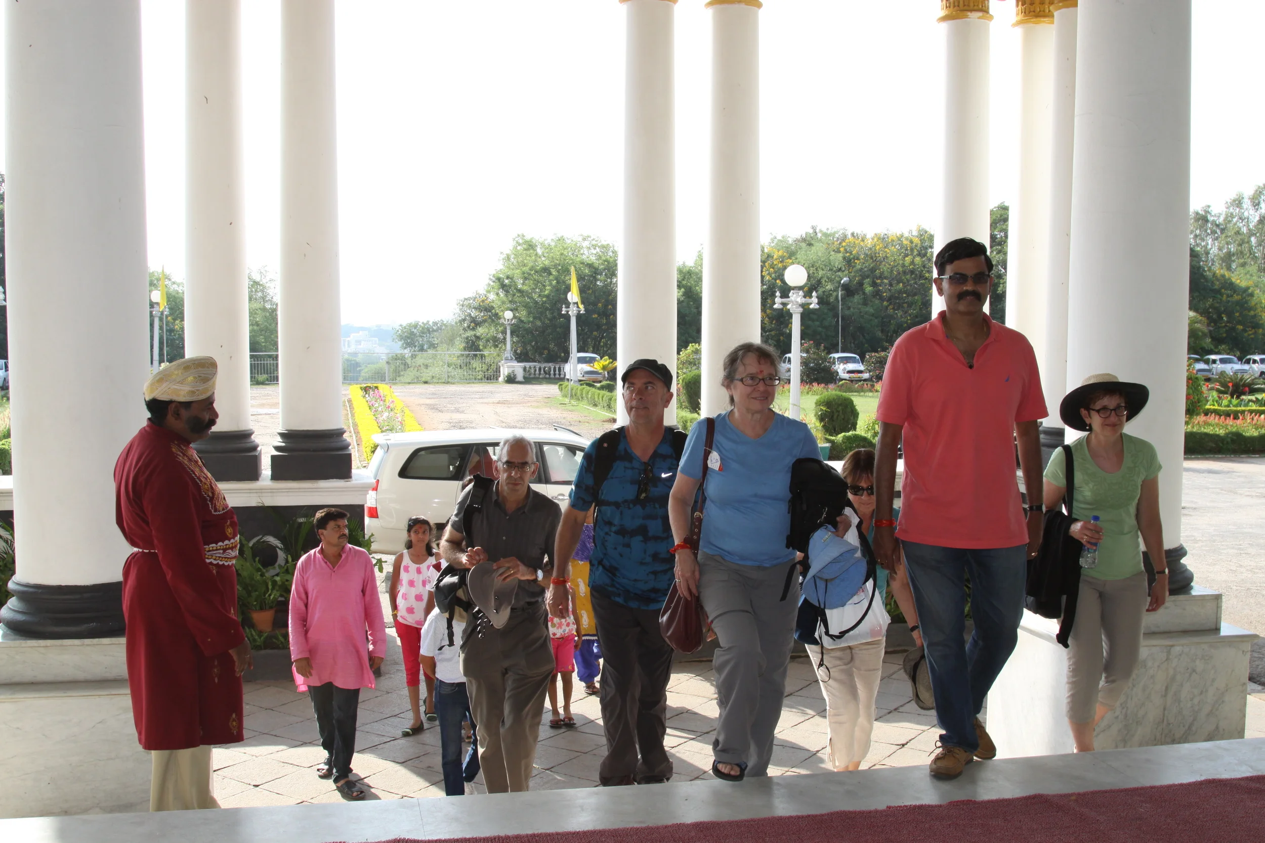 Leading a culinary tour to India, Mysore, India 2013