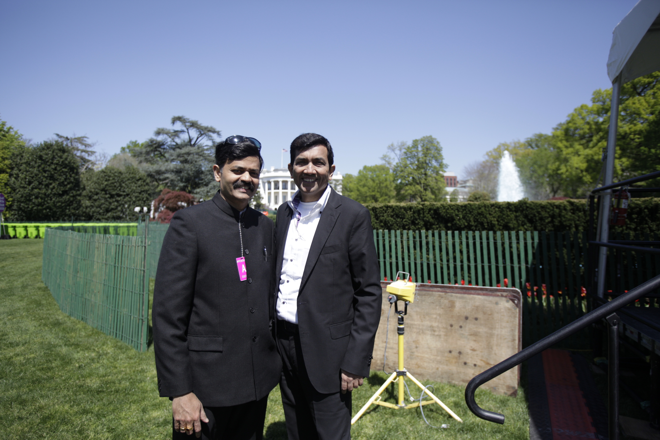 At the White House with Chef Sanjeev Kapoor
