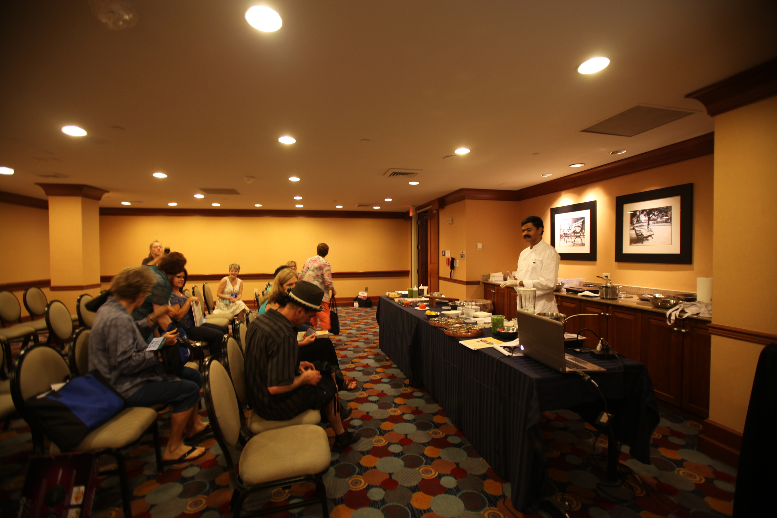 Cooking demo and lecture - USPCA, Washington DC