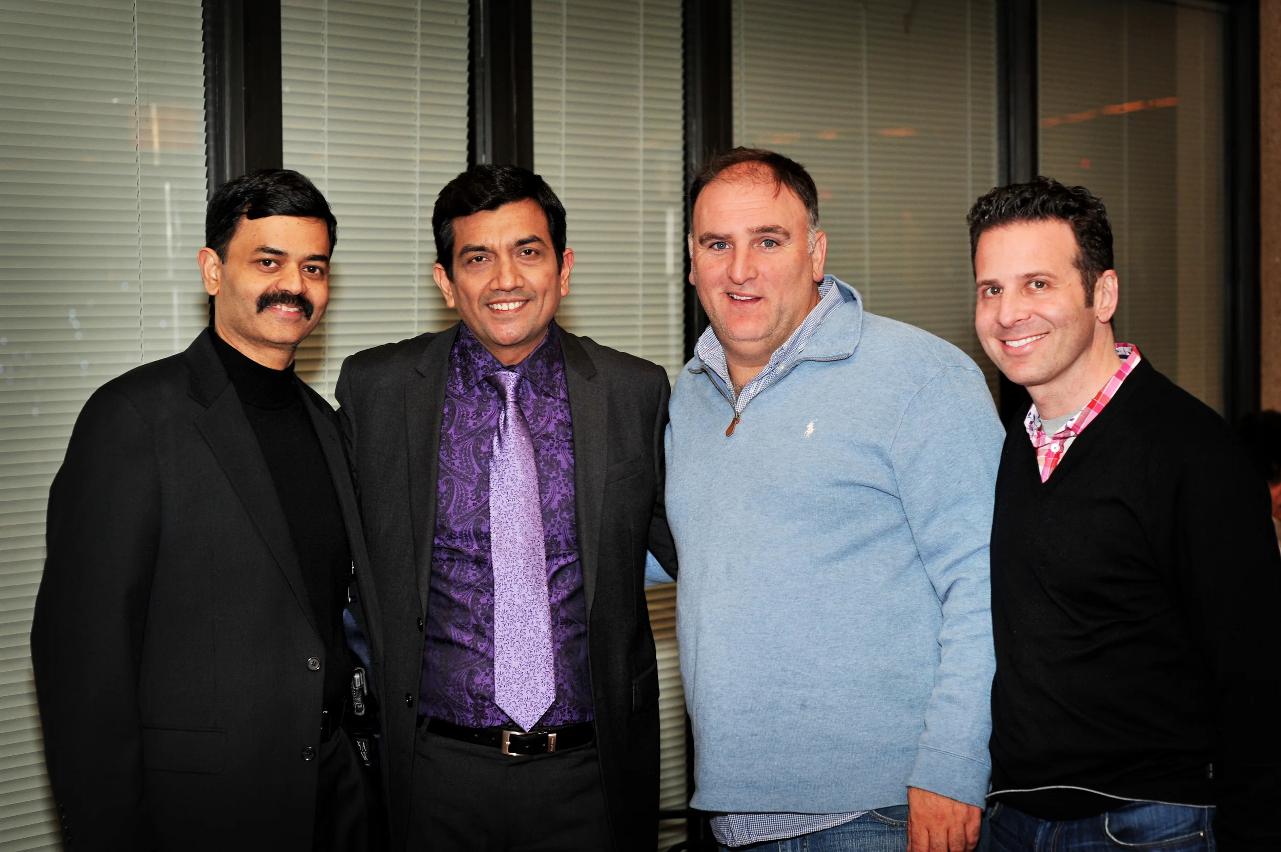 With Chef Sanjeev Kapoor, Chef Jose Andres $ Steve Dolinsky