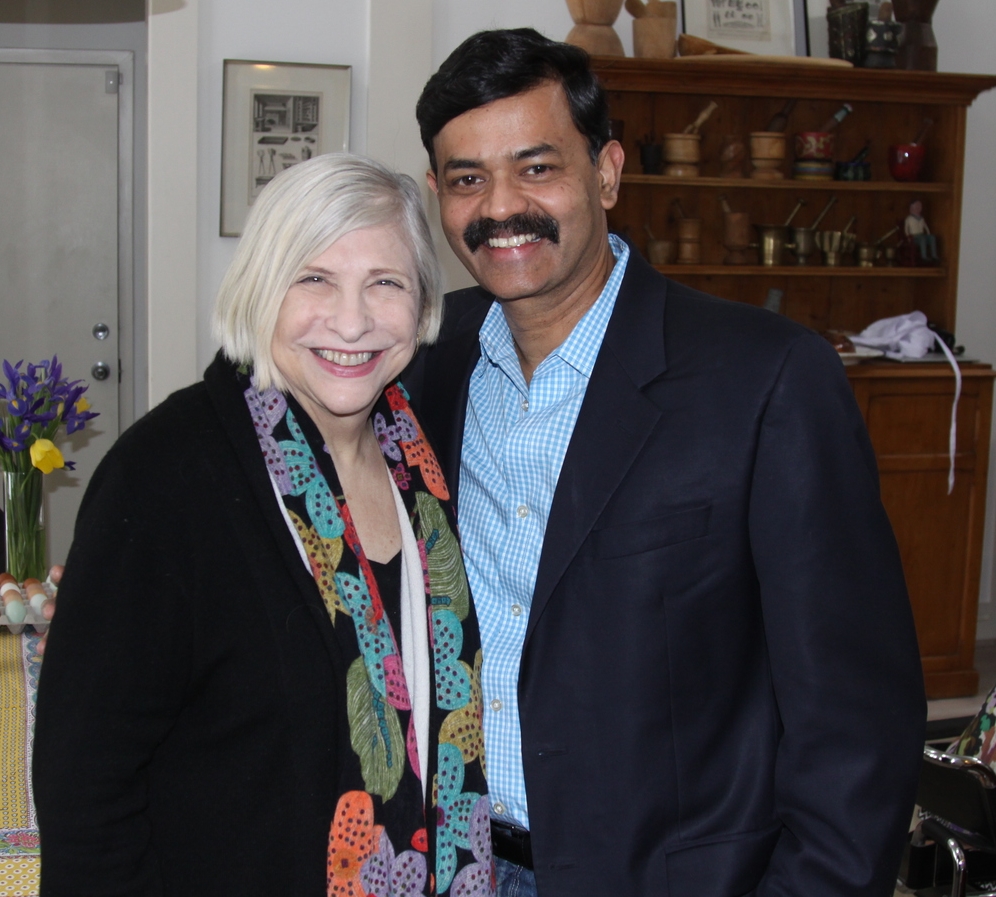 With Nathalie Nupree at the Sunday Night Suppers 2014