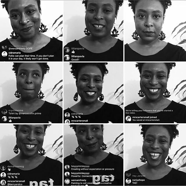 #tbt Wednesday, March 18 @mixedmediameetup IG Live discussion with artists and art lovers about key ways to support artists. Reflecting now but also thinking ahead to creative community building and thriving. Love to everyone who joined the conversat