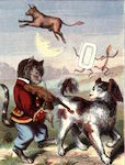 ("Hey Diddle Diddle" illustration by Edward Cogger, Early 19th C.)