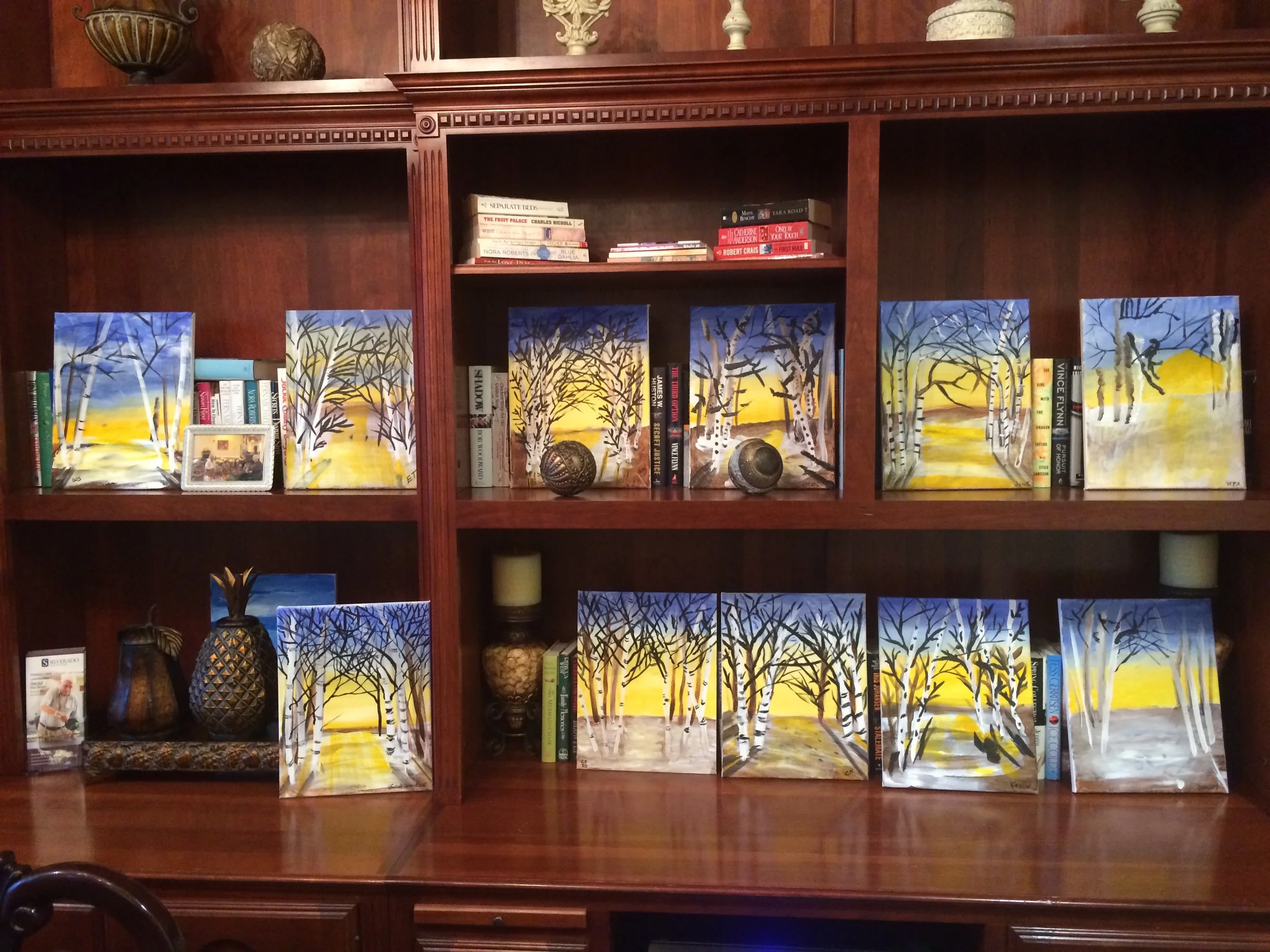 The paintings of the Artist's of Silverado Lake Zurich