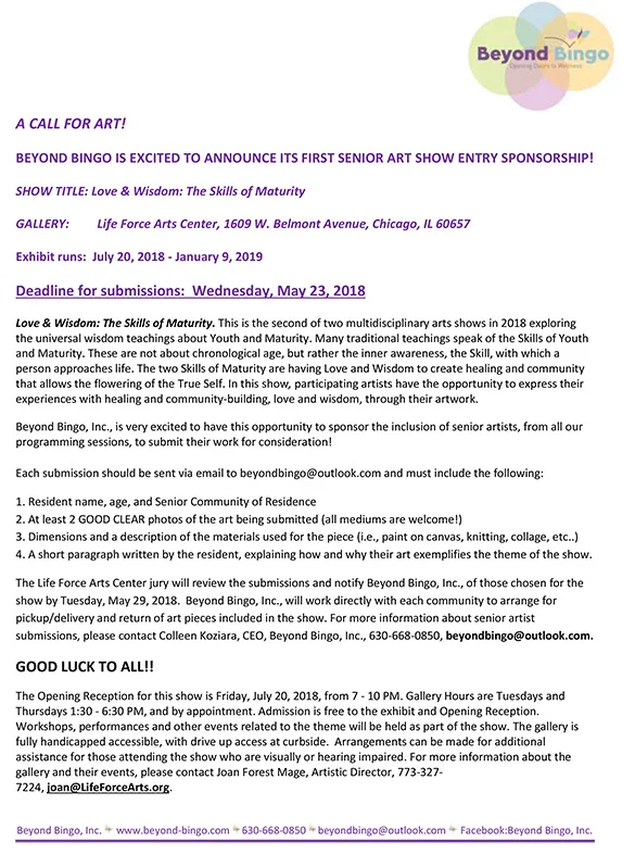 A CALL FOR ART May 2018 - LFAC - Skills of Maturity-Love and Wisdom.jpg