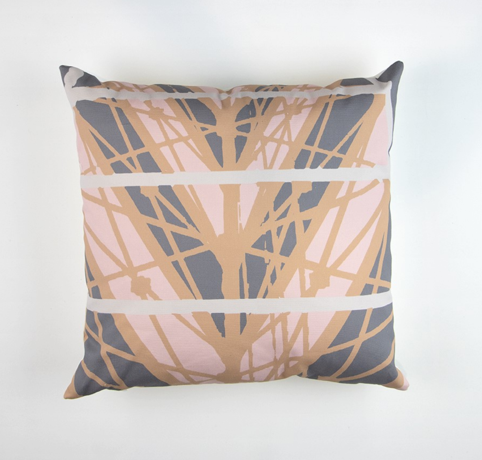 Ladder Pillow (Blush/Gold)