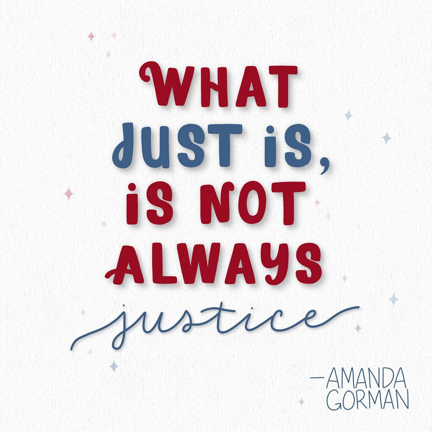 “We’ve learned that quiet isn’t always peace and the norms and notions of what just is, isn’t always justice.” 

From @amandascgorman’s inaugural poem “The Hill We Climb”

I’m still celebrating such a historic day yesterday. Many firsts, including th