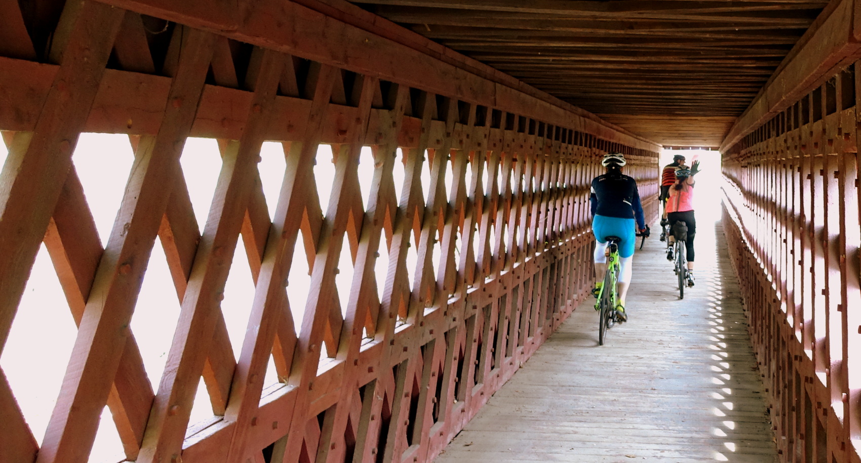 On The Narrow Red Bridge : With Rami H., Patria L ., and Lee G.