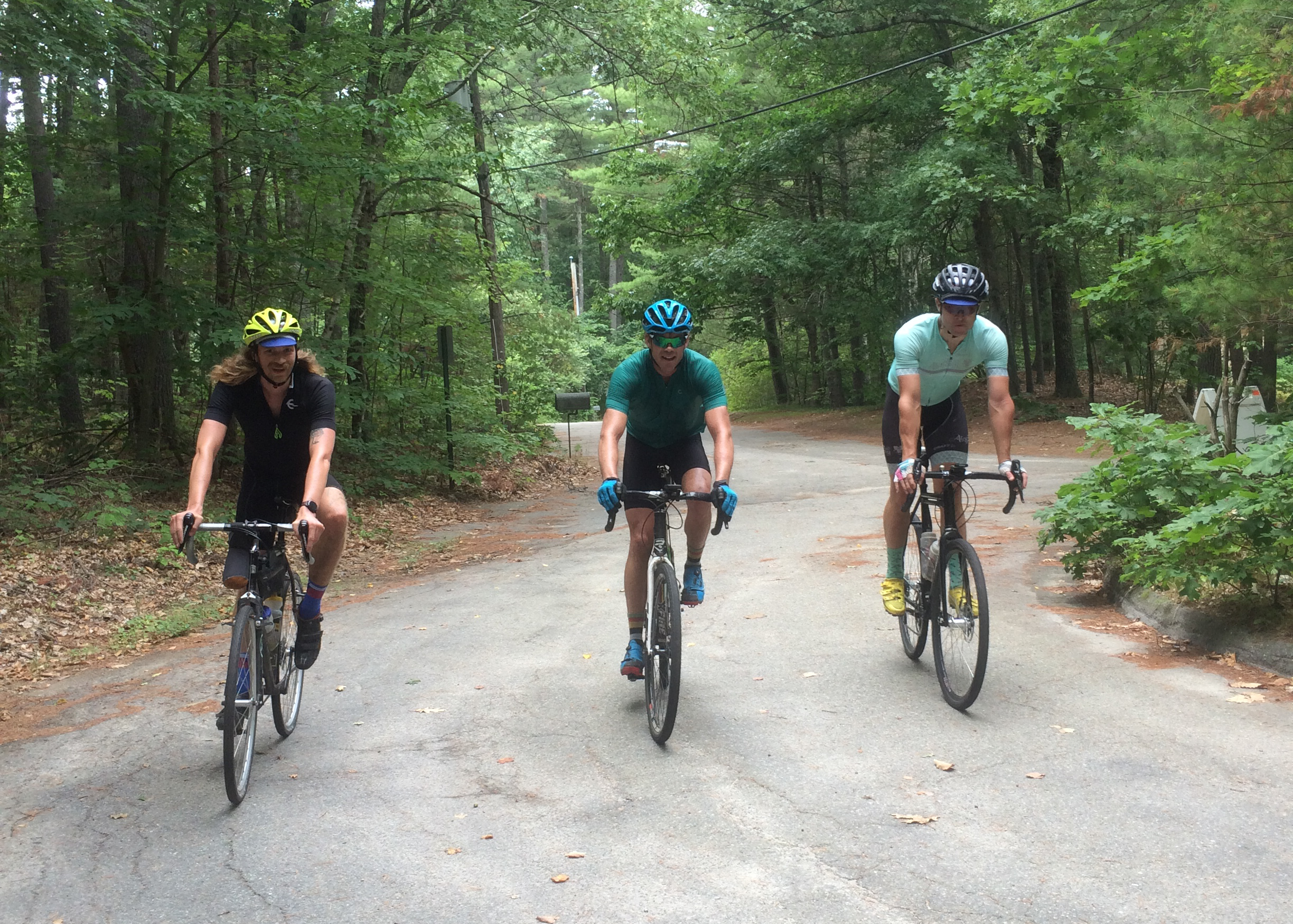 Riders rolling into stop 3