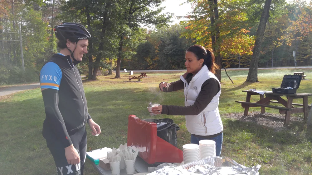 Chantal serving hot soup - Photo: Patria Vandermark
