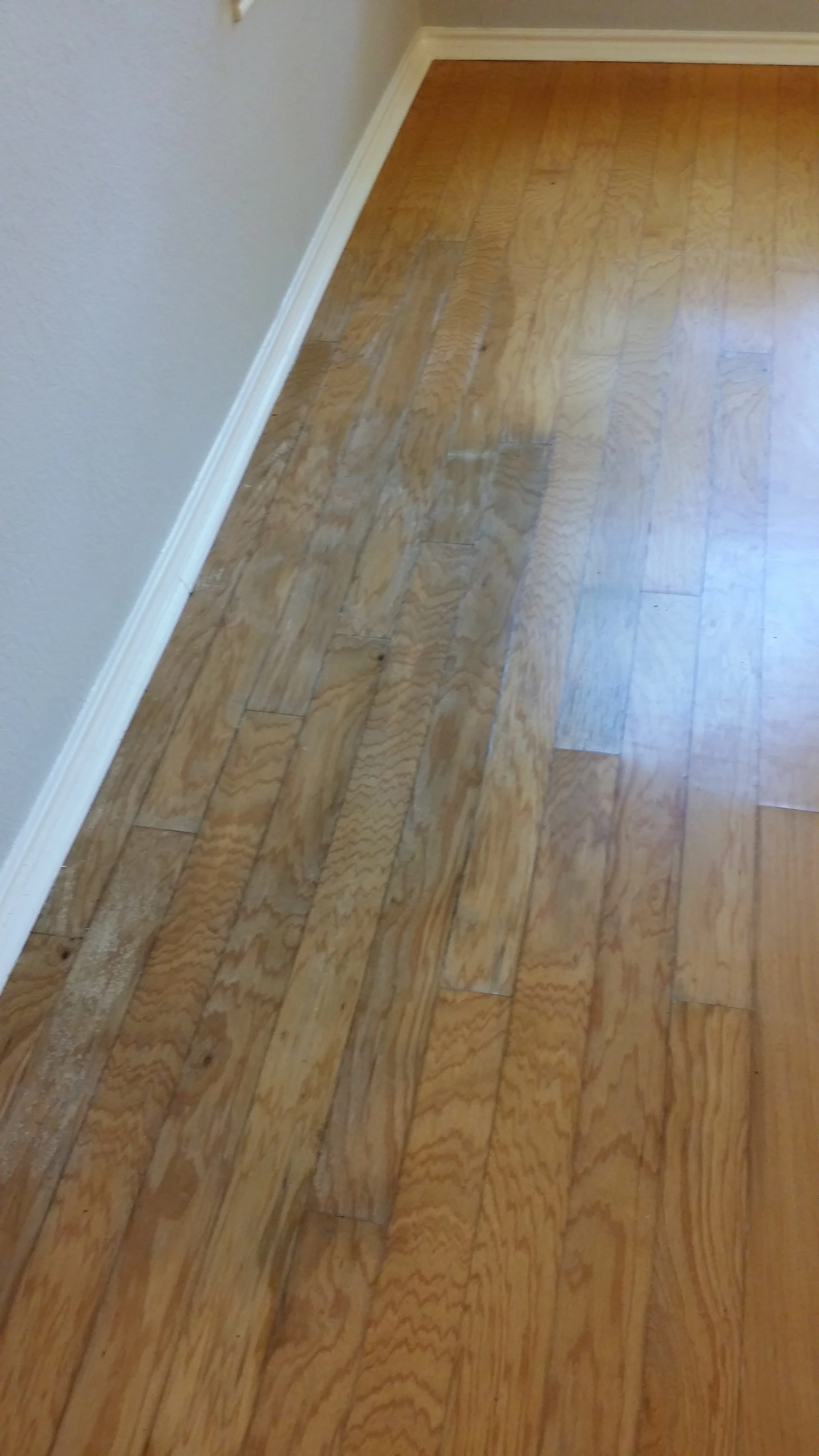 Older Engineered Floor Before