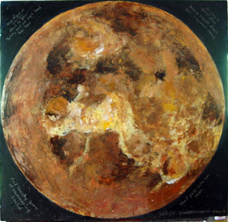 Mars, 2004, 24 x 24, acrylic on wood panel, 1500