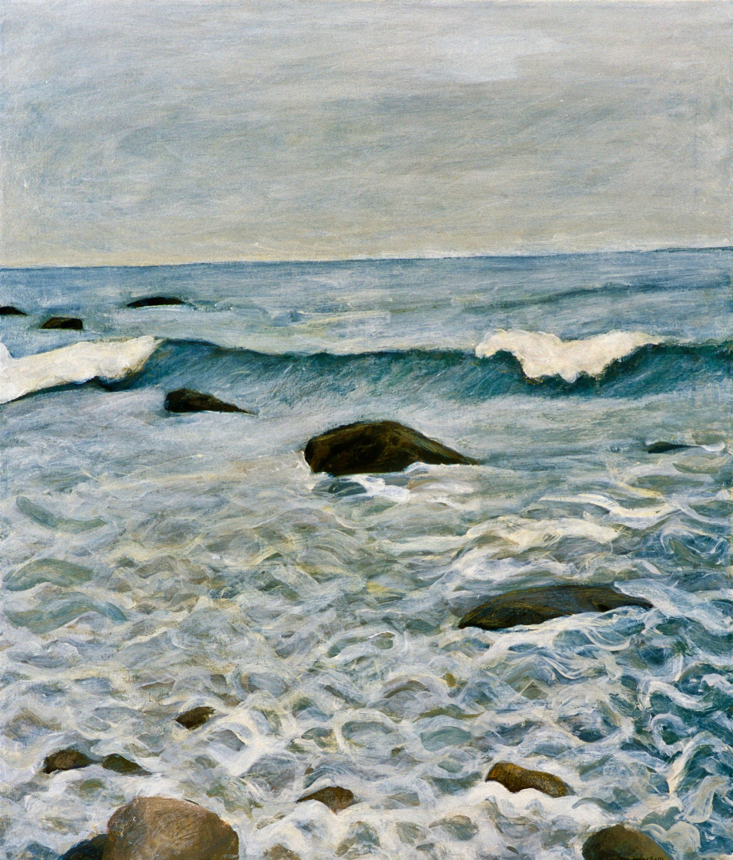 Gay Head, MA, 2001, 30 ½ x 25 ¾, acrylic on canvas, $2000