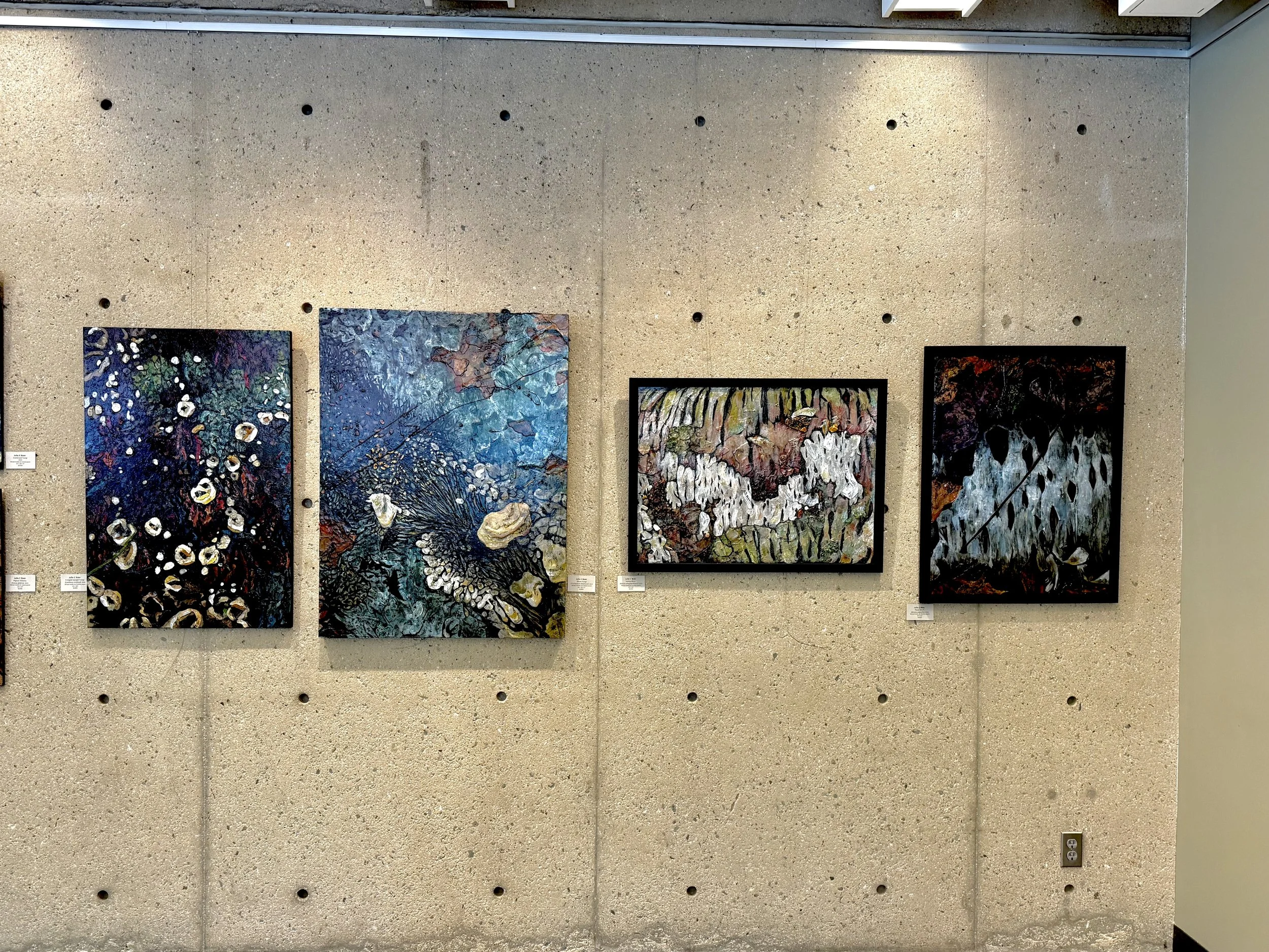 Solo show Summer 2025: Every Luminous Inch: Mixed-Media Paintings of Unsung Landscapes, Gutman Gallery, Harvard Grad Sch of Education