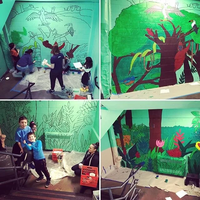 We're so proud of our kids and our community. Here are some scenes from the wonderful volunteer work at Arthur for the Martin Luther King Day of Service event.

We painted walls and organized the auditorium, and our kids even did some sewing with The