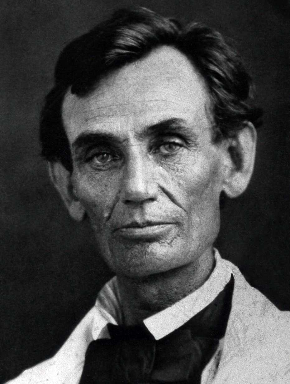 The many faces of Lincoln: Lincoln in 1858, around the time of the Lincoln-Douglas debates.