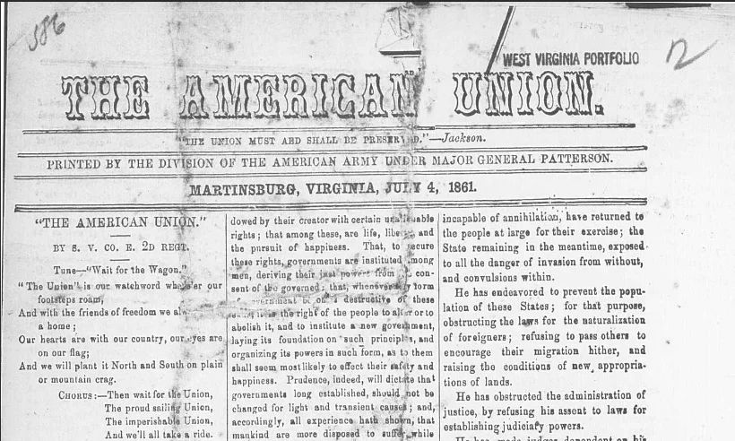 Patriotism in Print:  The American Union, A Soldier's Wartime Paper