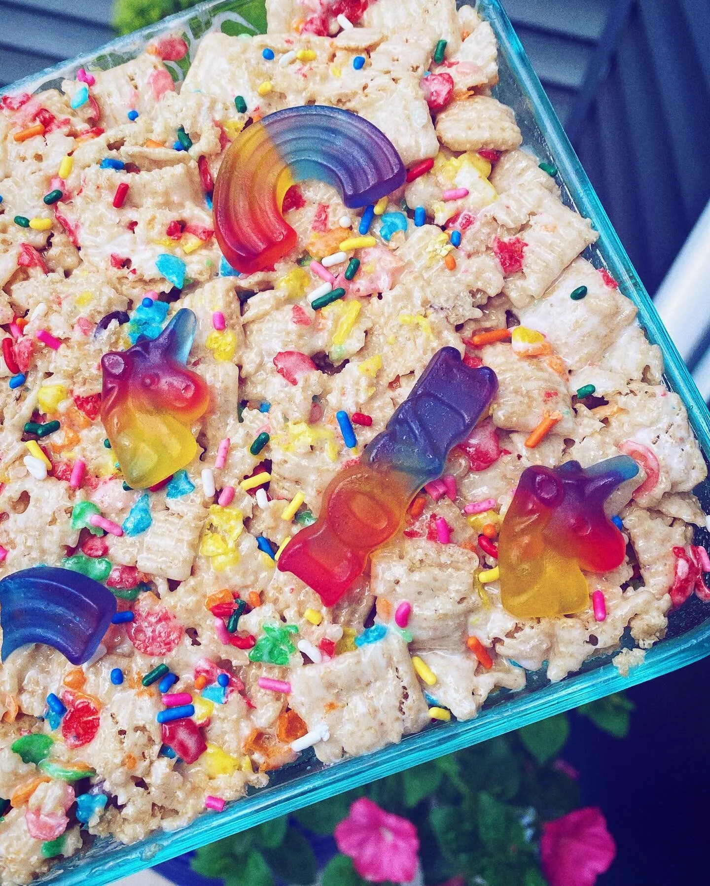Unicorn Krispies 🦄
🌈With help from @katjes_official gummies