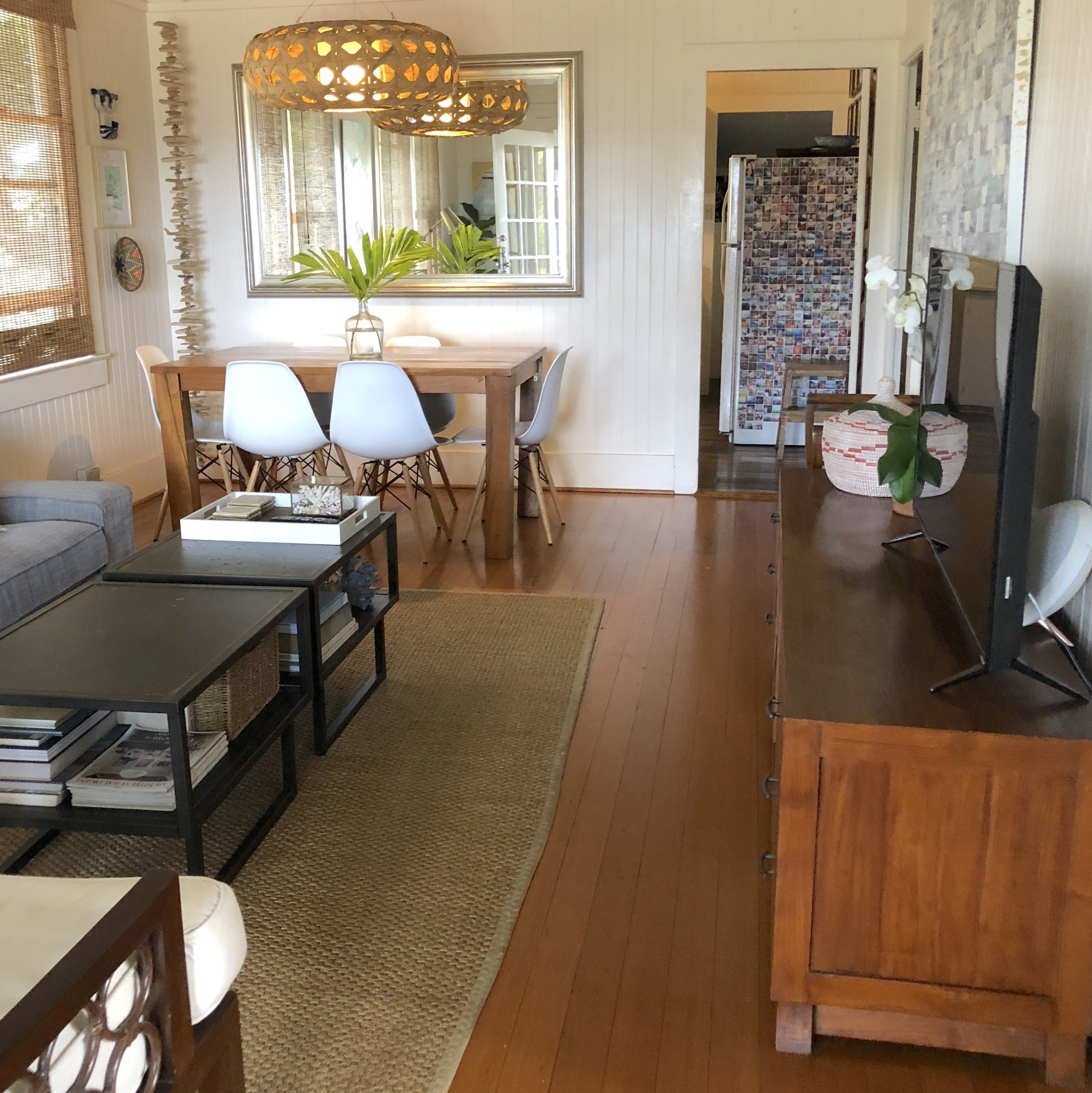 Tip: Having pieces of furniture that house items that you don’t want to clutter your home, but are a necessary part of your life (for me those things are TOYS!), will help to bring visual peace in common areas such as the living room. I love buffet tables that have doors that you can shut that “noise” out. Here is a cute DIY project to consider if you are #designingonabudget