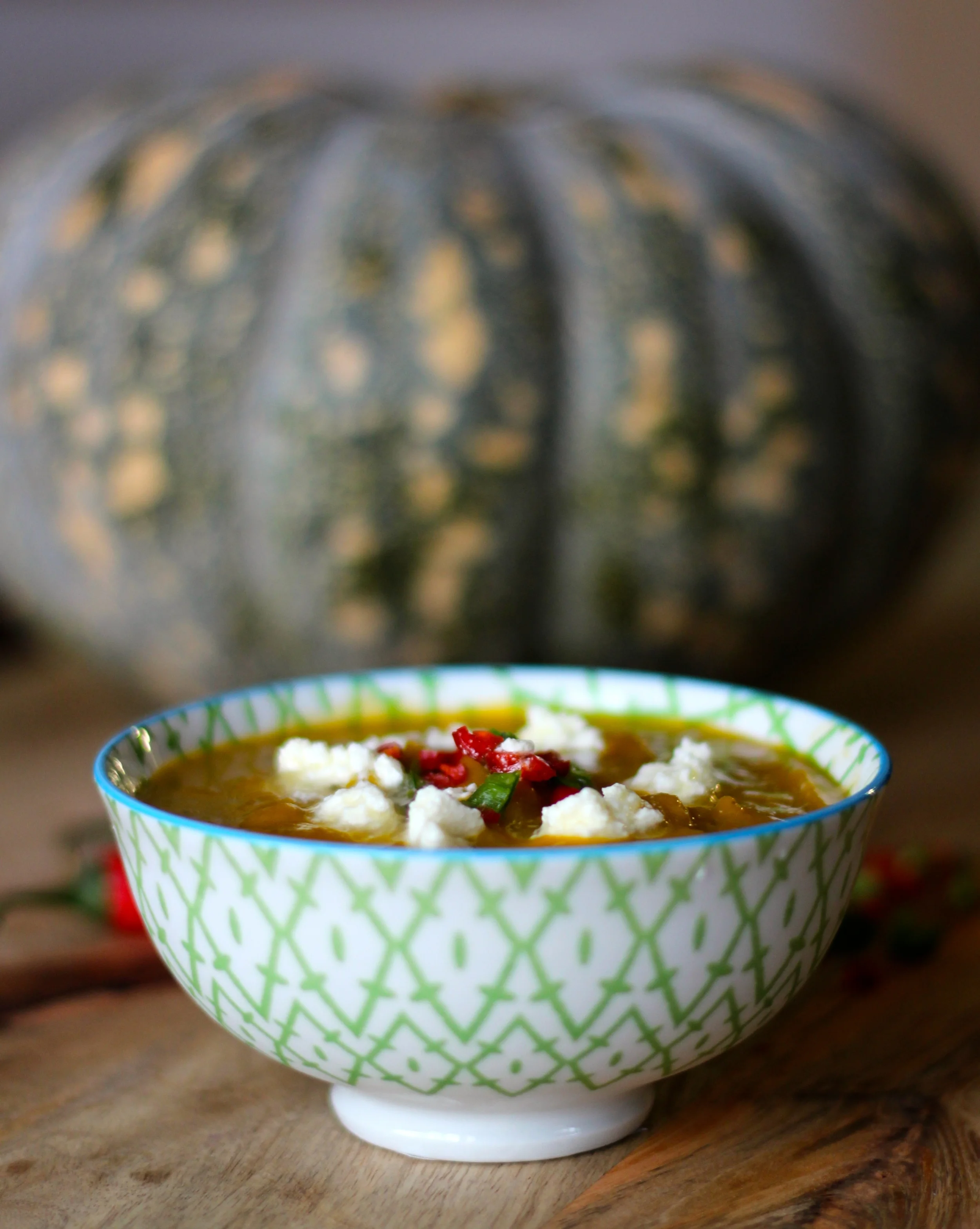 Pumpkin, Sweet Potato & Red Lentil Soup