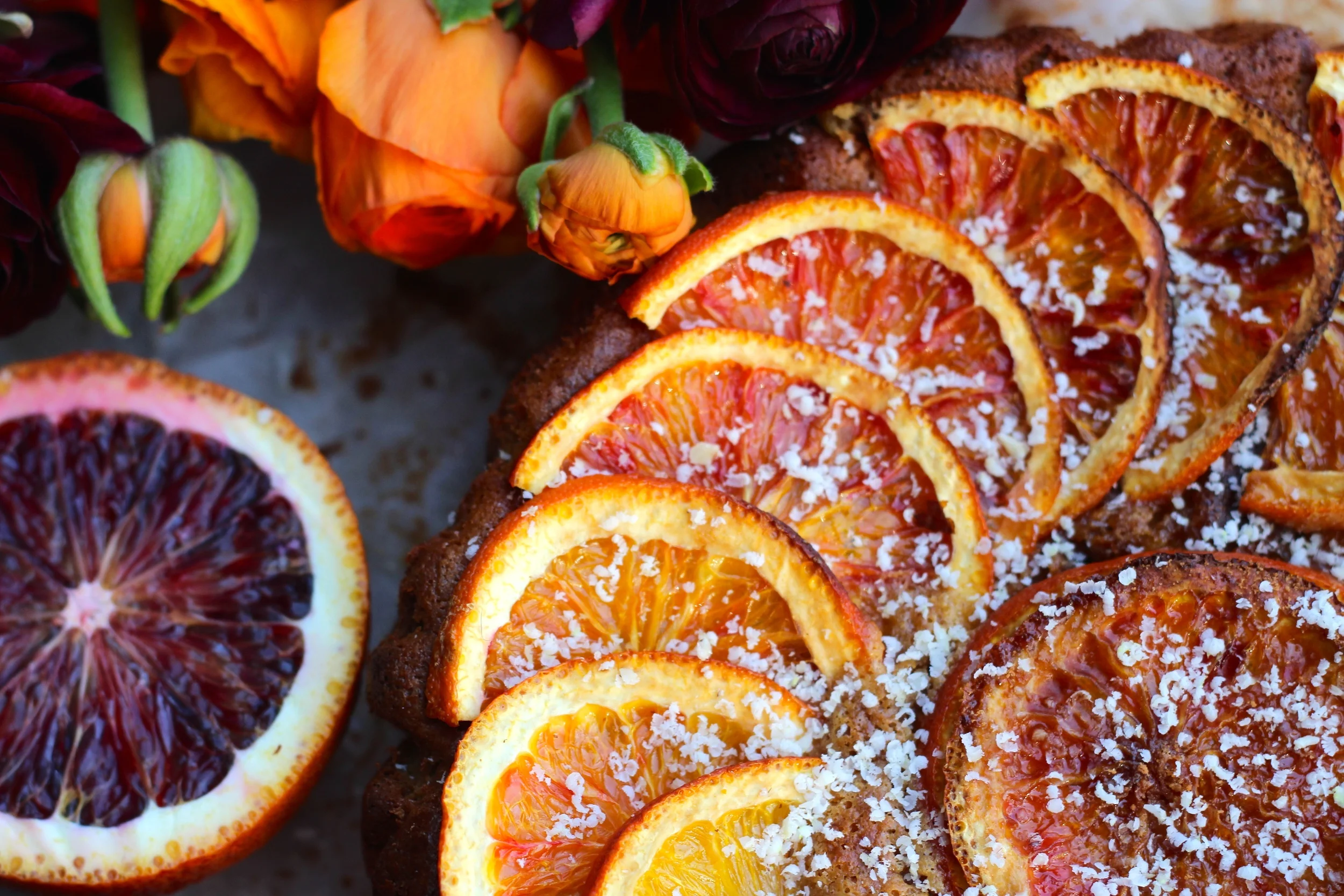 Almond and Blood Orange Tea Cake 