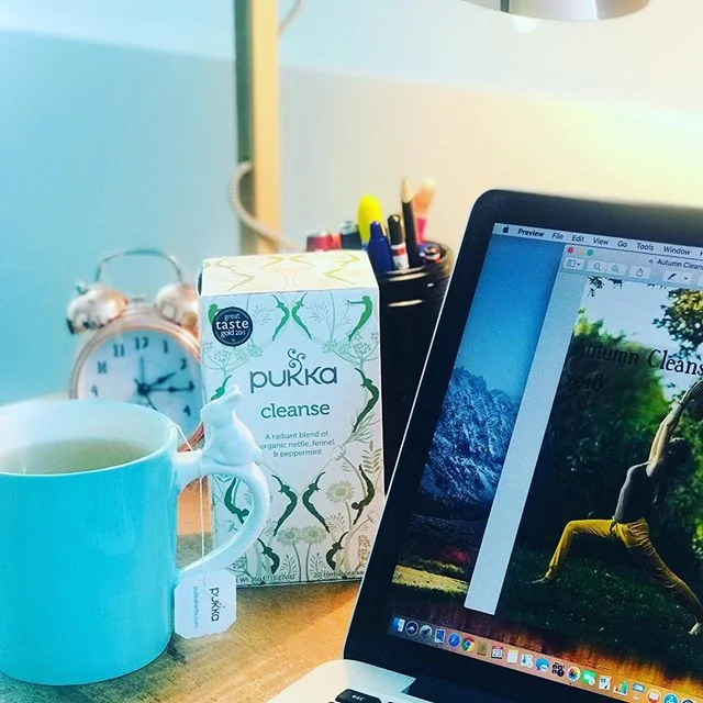 My office is set up and I&rsquo;m back into work! 
Today is finalising our booklet for the Autumn Cleanse in Bunbury with @thetreehouseyoga. 
With Easter so close (I had to get out my favourite Easter mug today!) I&rsquo;m starting on the delicious Pukka Cleanse tea. The mix of nettle, fennel and peppermint is great for the liver and digestion. 
We are giving all our Cleanse team some these teas to enjoy during their week of clean eating and daily yoga. 
If you would like to join us you&rsquo;ll need to act soon as we are closing on he 28th March - time to get booklets printed!
.
.
.
#cleanse #reboot #detox #Bunbury #naturopath #yoga #treehouseyoga #autumn