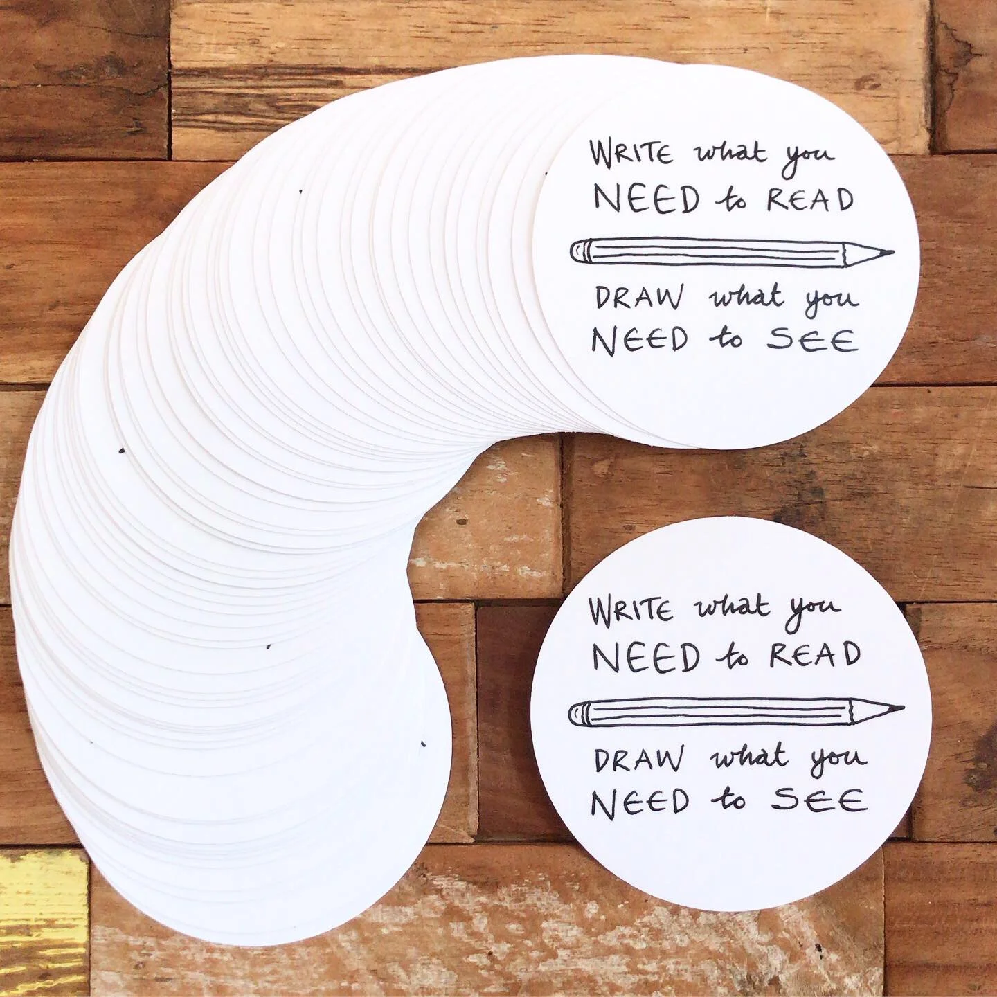 Sticker Write What You Need To Read Draw What You Need To See 2.JPG