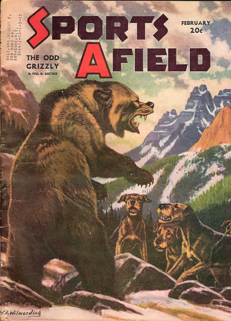 Sports Afield - Grizzly bear Hunting Airedale.png