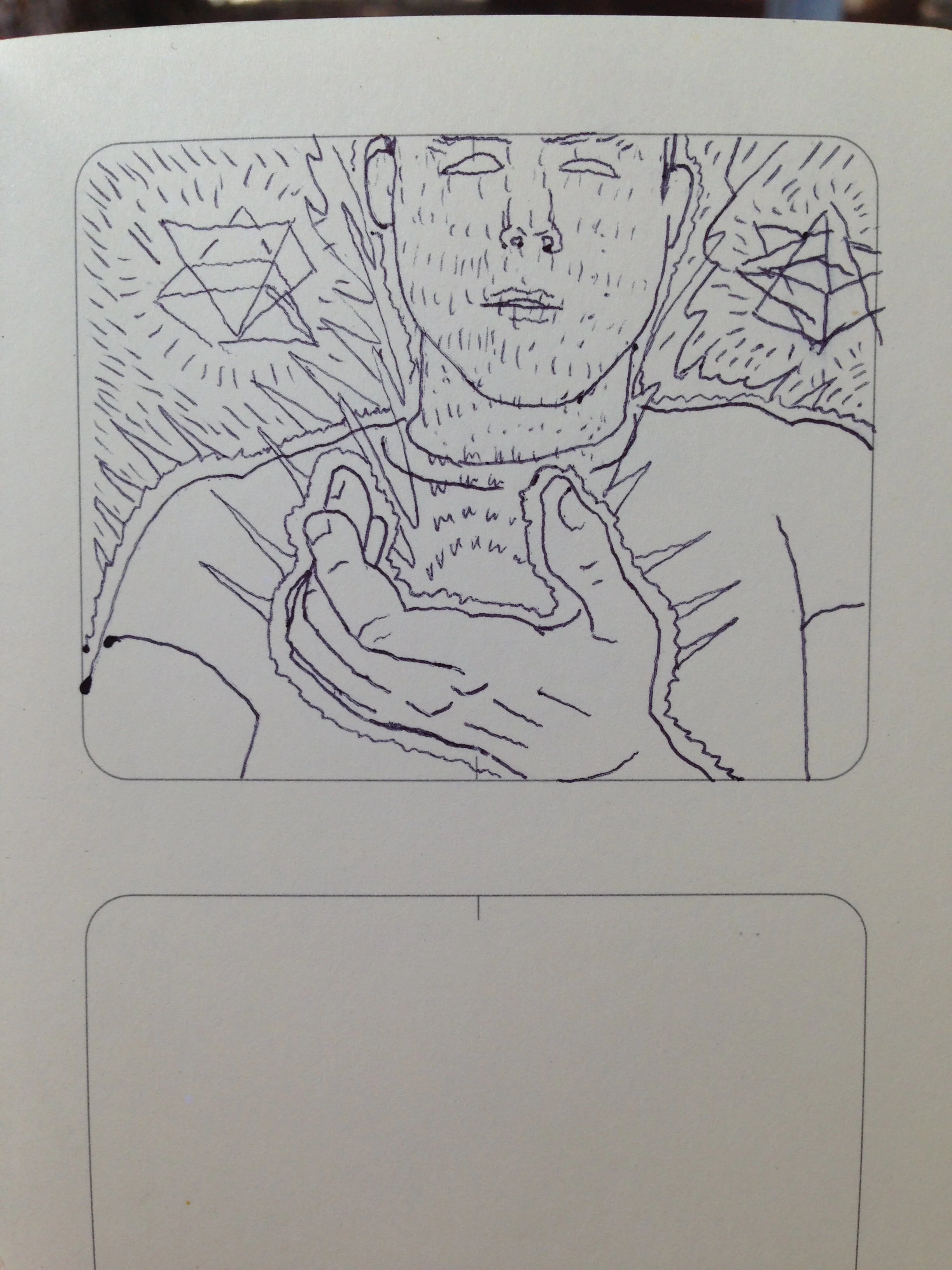 2017, Ballpoint Sketch