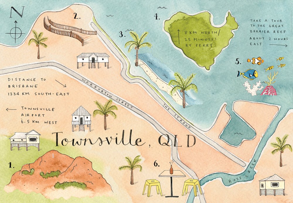 On the Move: Illustrated maps — Daniella Germain :: Illustration & Design