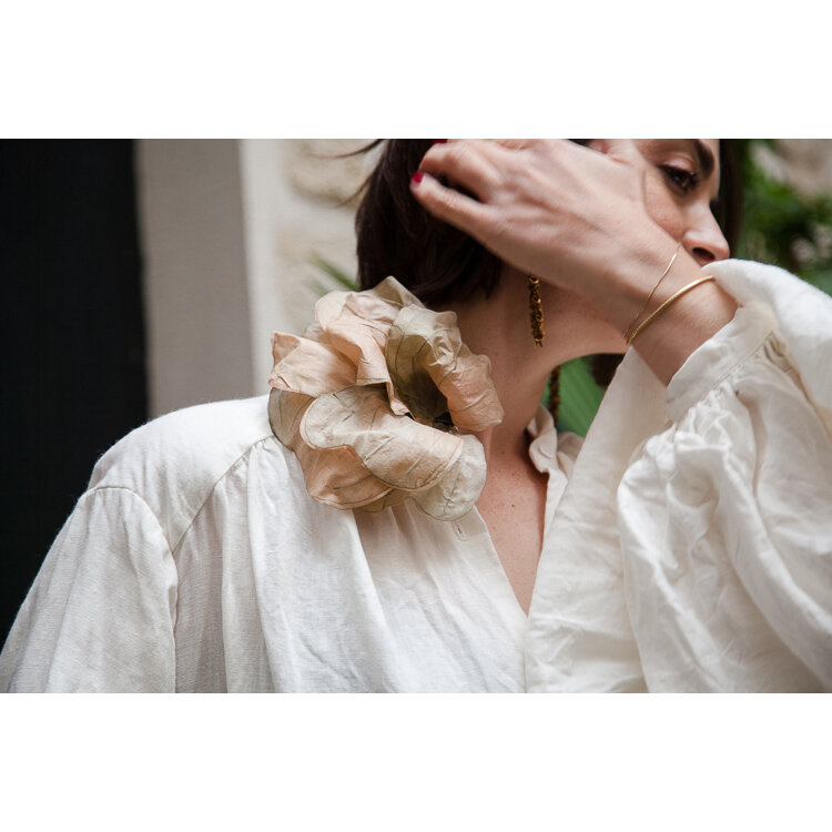    Blanc Sauvage   Textile floral accessories 