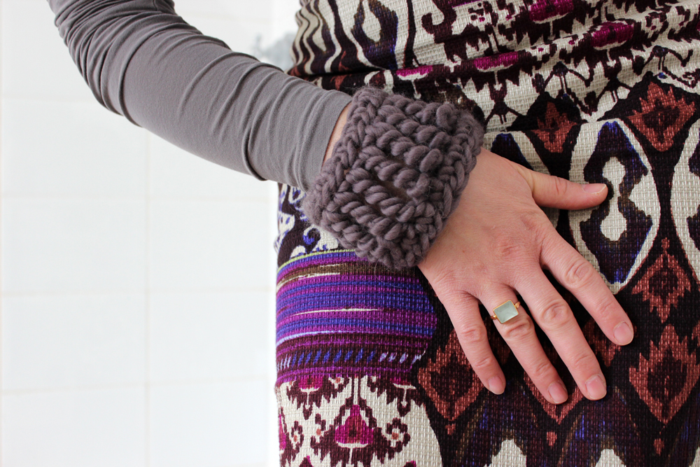 free crochet pattern | chunky cuff