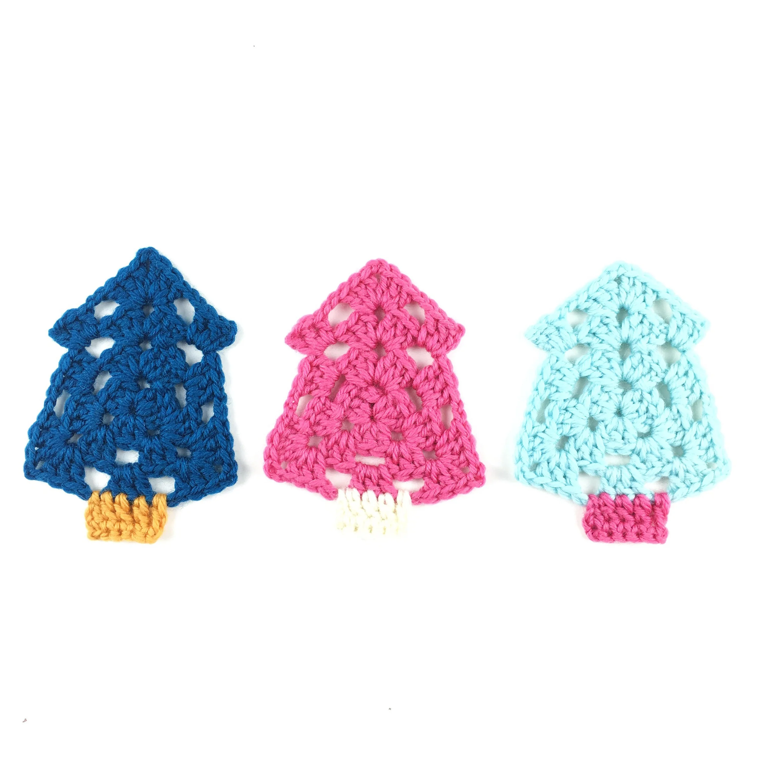 crochet a granny christmas tree - free pattern and video tutorial
