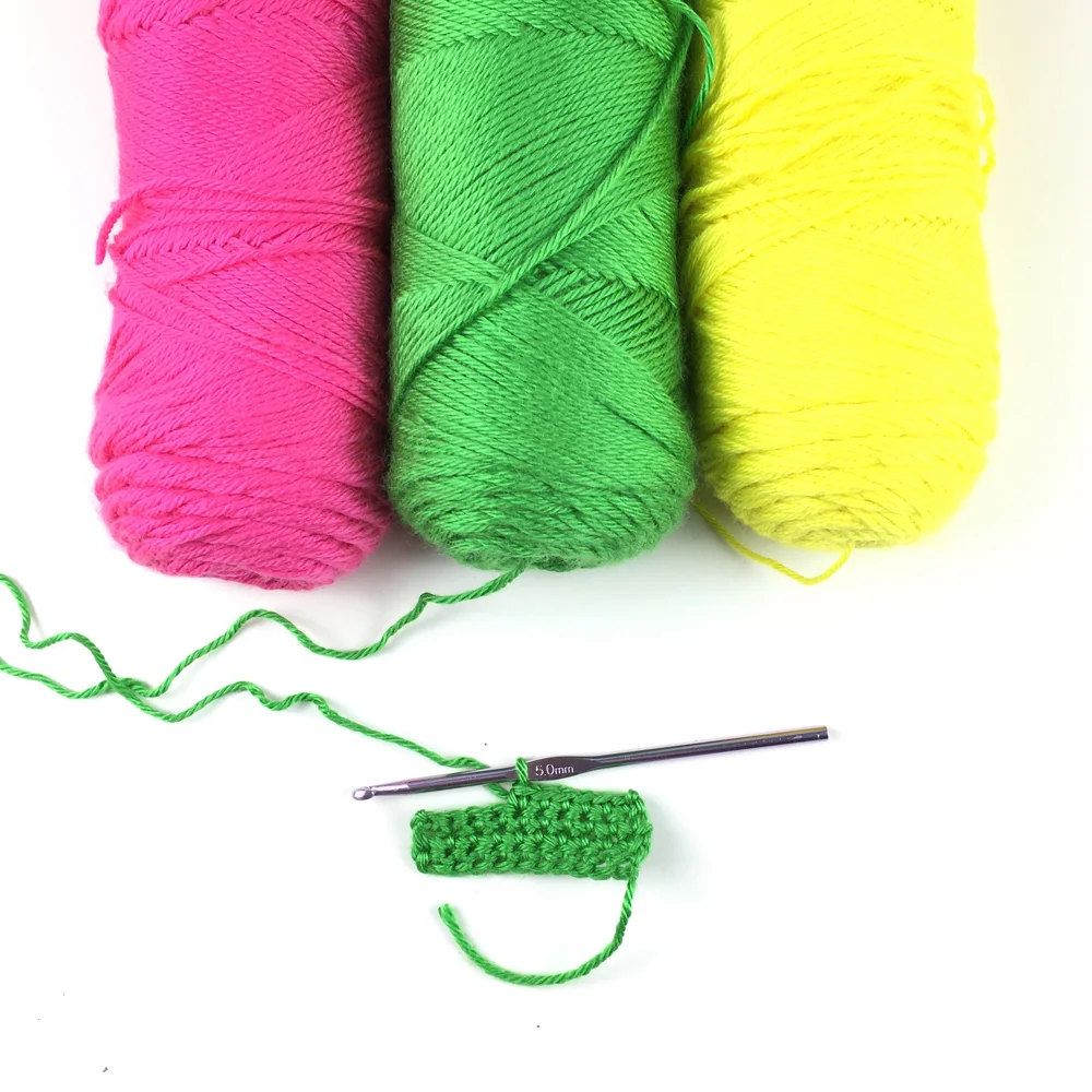 learn to crochet with potter and bloom