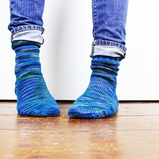 my first knitted socks