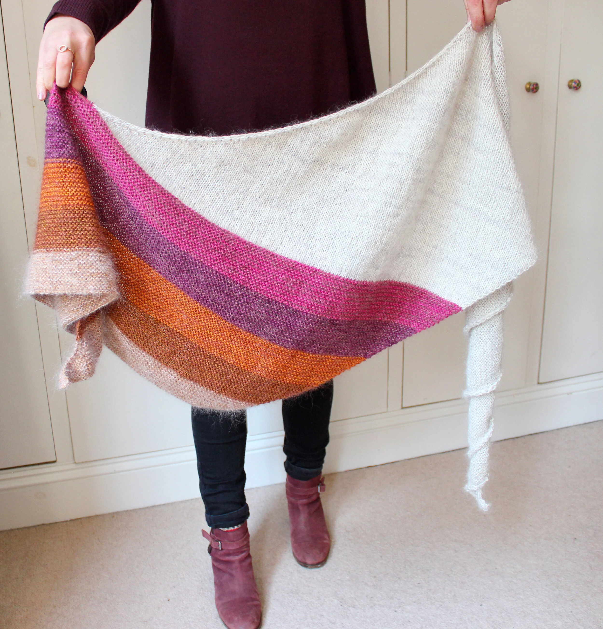 châle six épouses | six wives shawl now in french