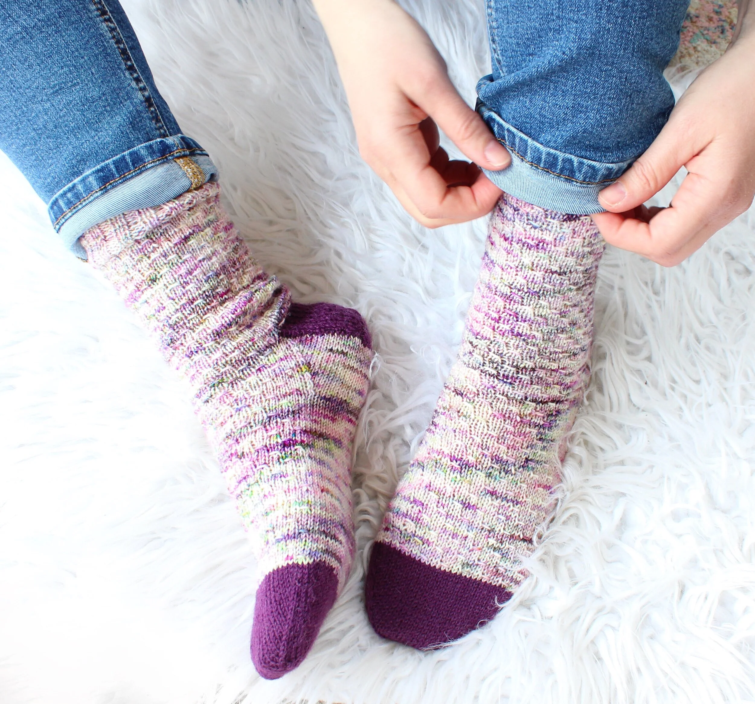 new pattern | wych elm socks