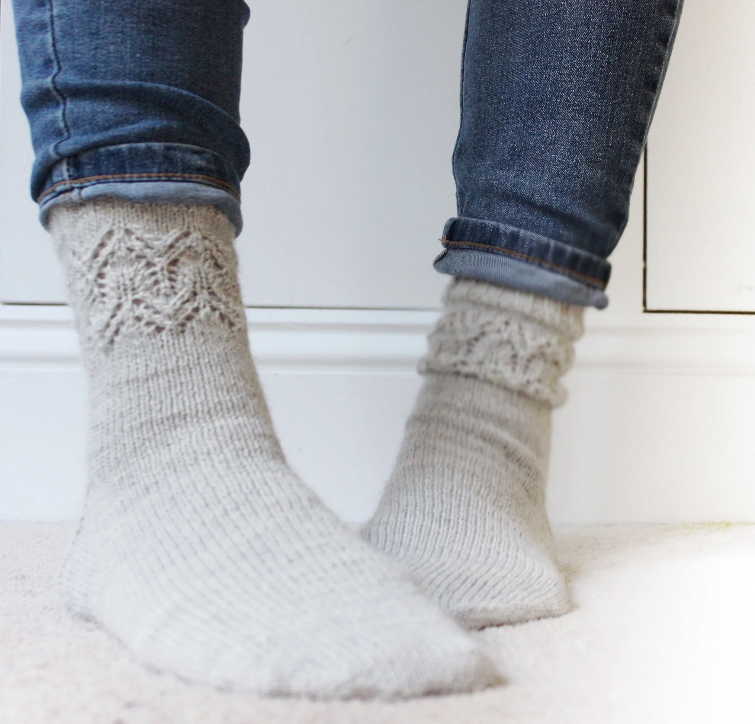 new pattern | winter socks