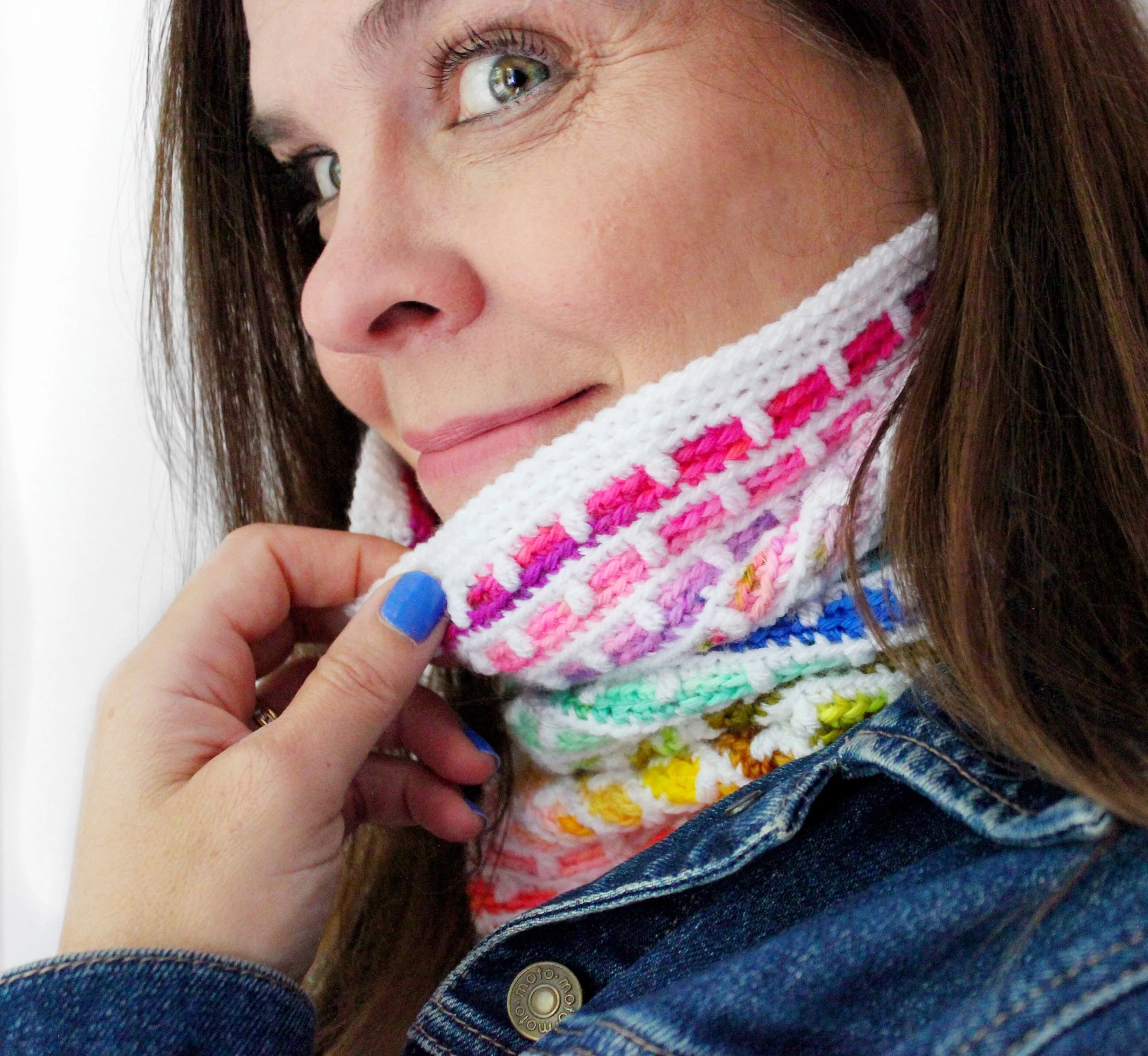pattern launch | 24 days crochet cowl