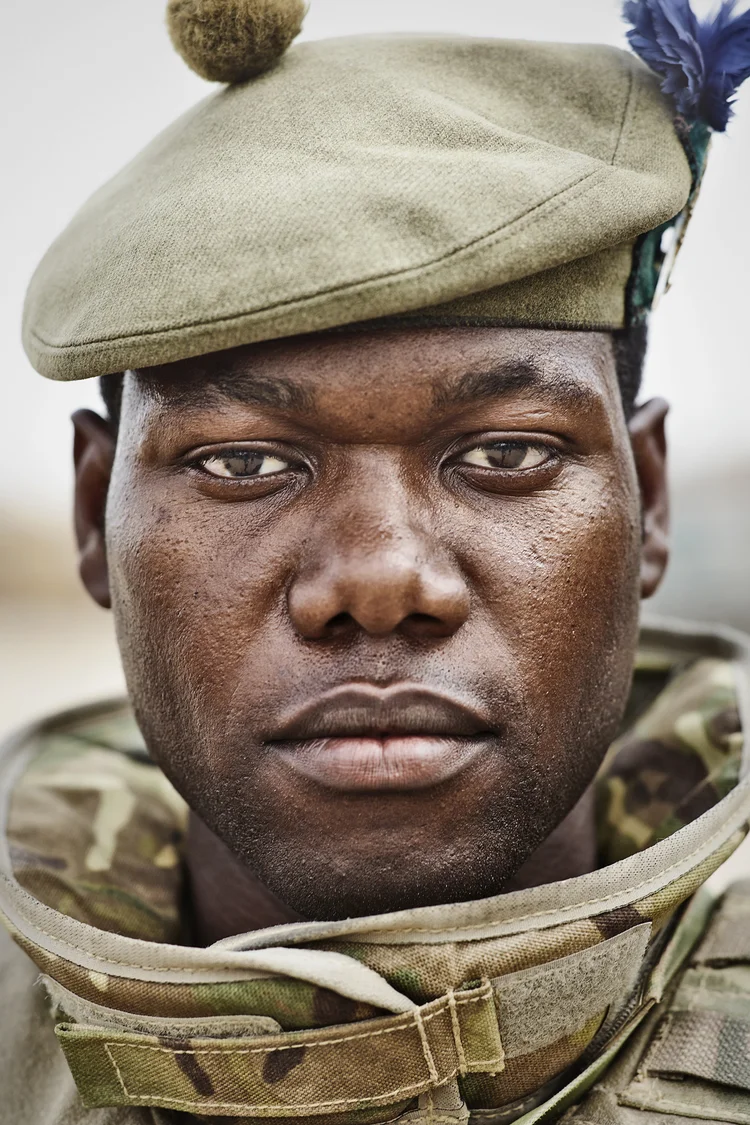 6 SHEET POSTER IN BRISTOL Portrait taken at Camp Bastion in April 2014 just before going on patrol.