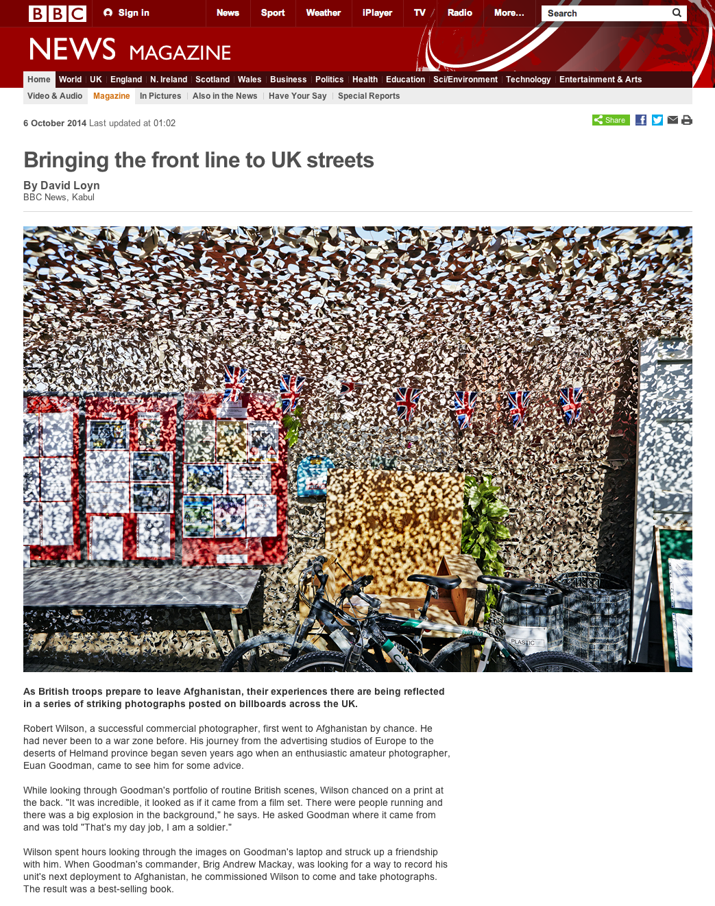 Read the full piece on the BBC website. Remember to follow us on Twitter and Facebook for updates.