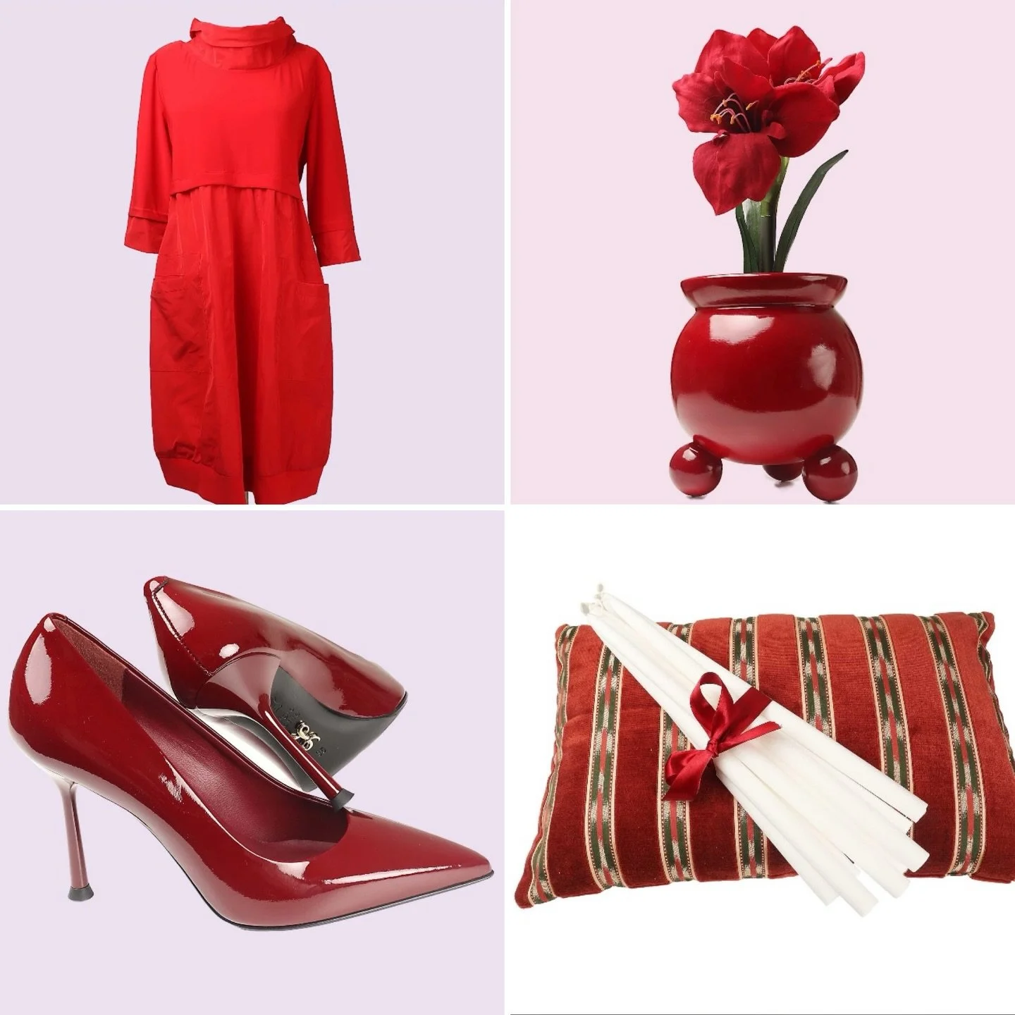 Jul i unika butiker❤️ @jole.boutique kl&auml;nning @englessoncompany kruka i r&ouml;tt, vitt eller gr&ouml;nt Amaryllis kudde l&aring;nga ljus @djursholms_skor lackpumps i r&ouml;tt.  #julspeciel #julklappar #julinspiration #unikabutikerstockholm