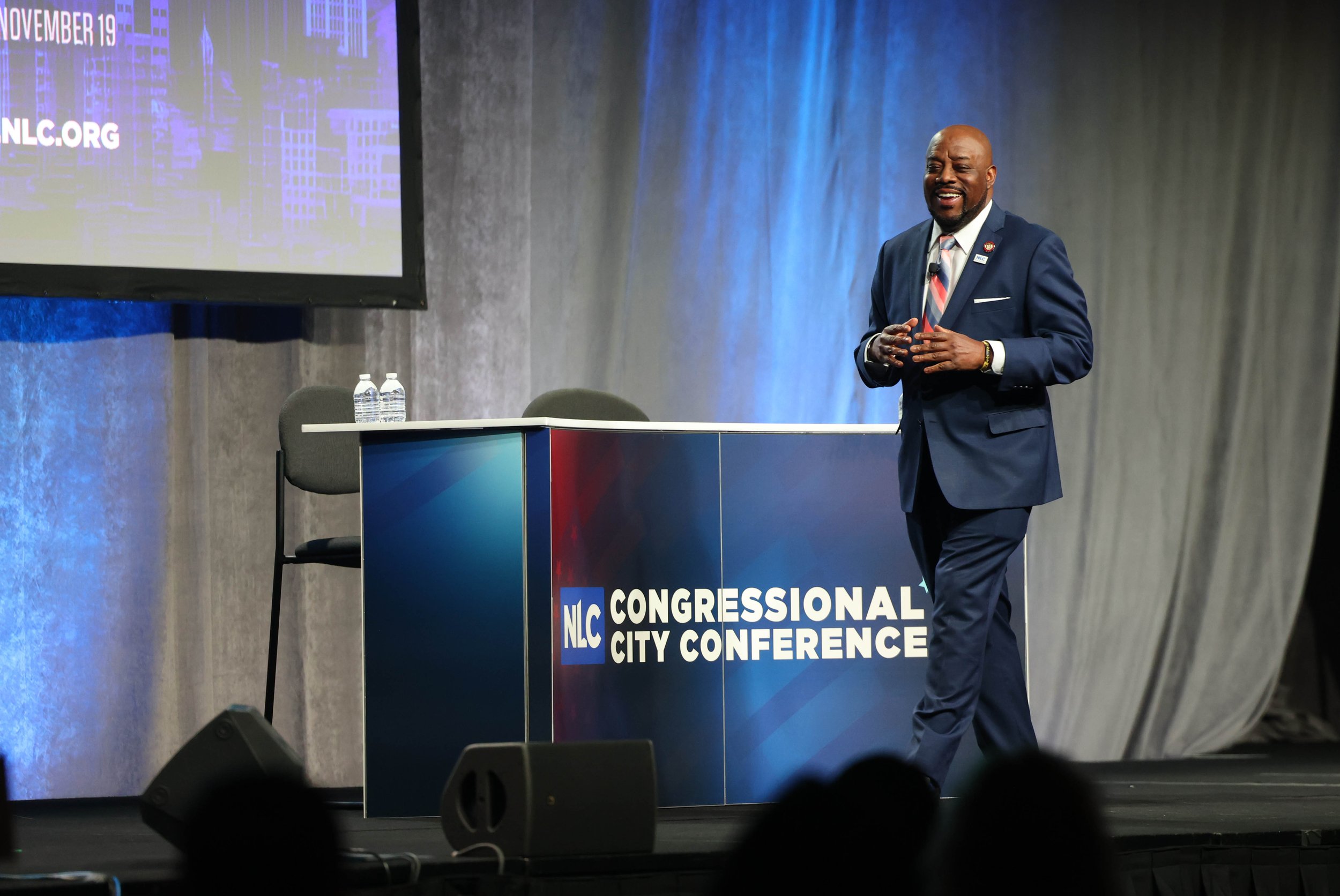Mayor of Savannah, Georgia Van R. Johnson at the National League of Cities Congressional City Conference