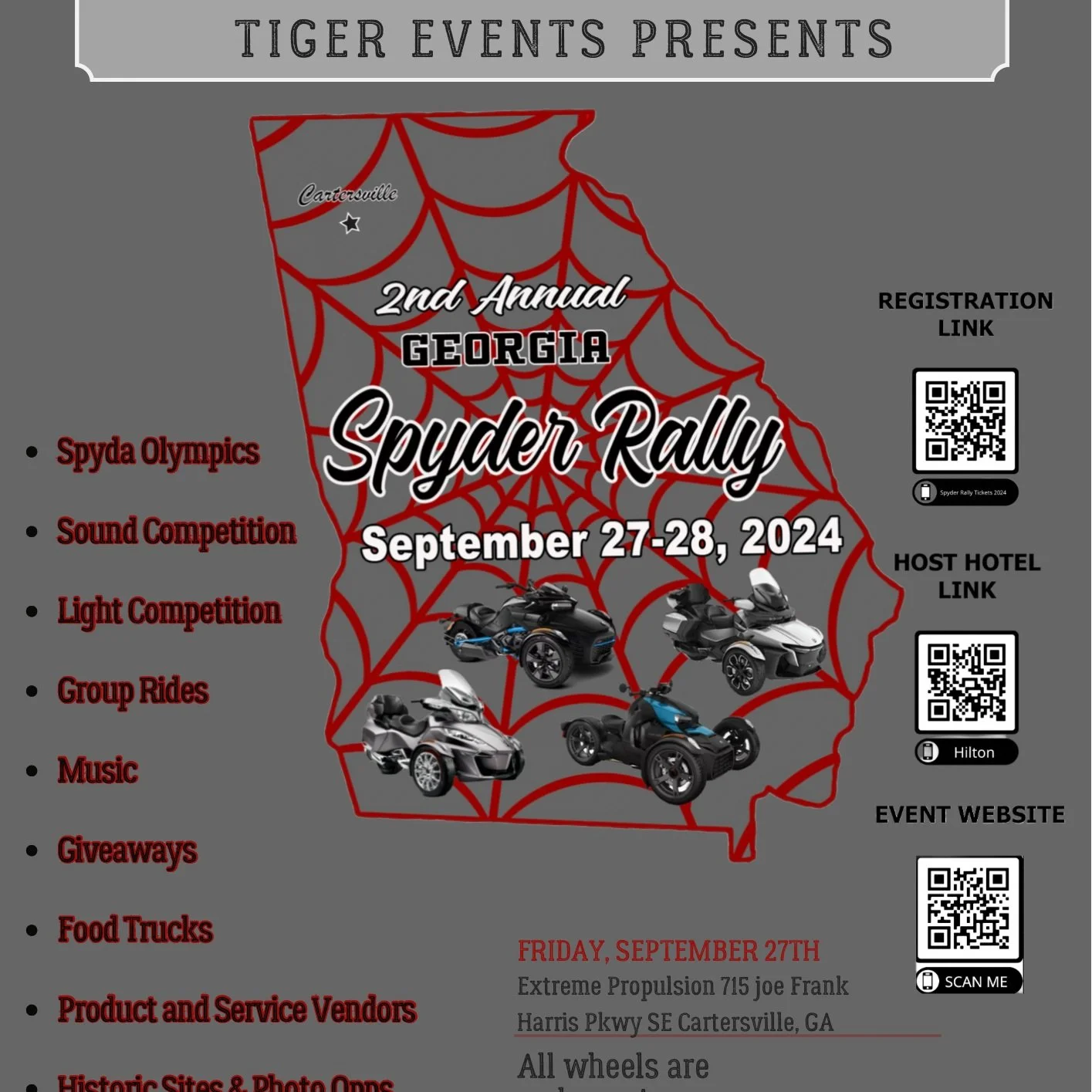 2nd Annual Georgia Spyder Rally