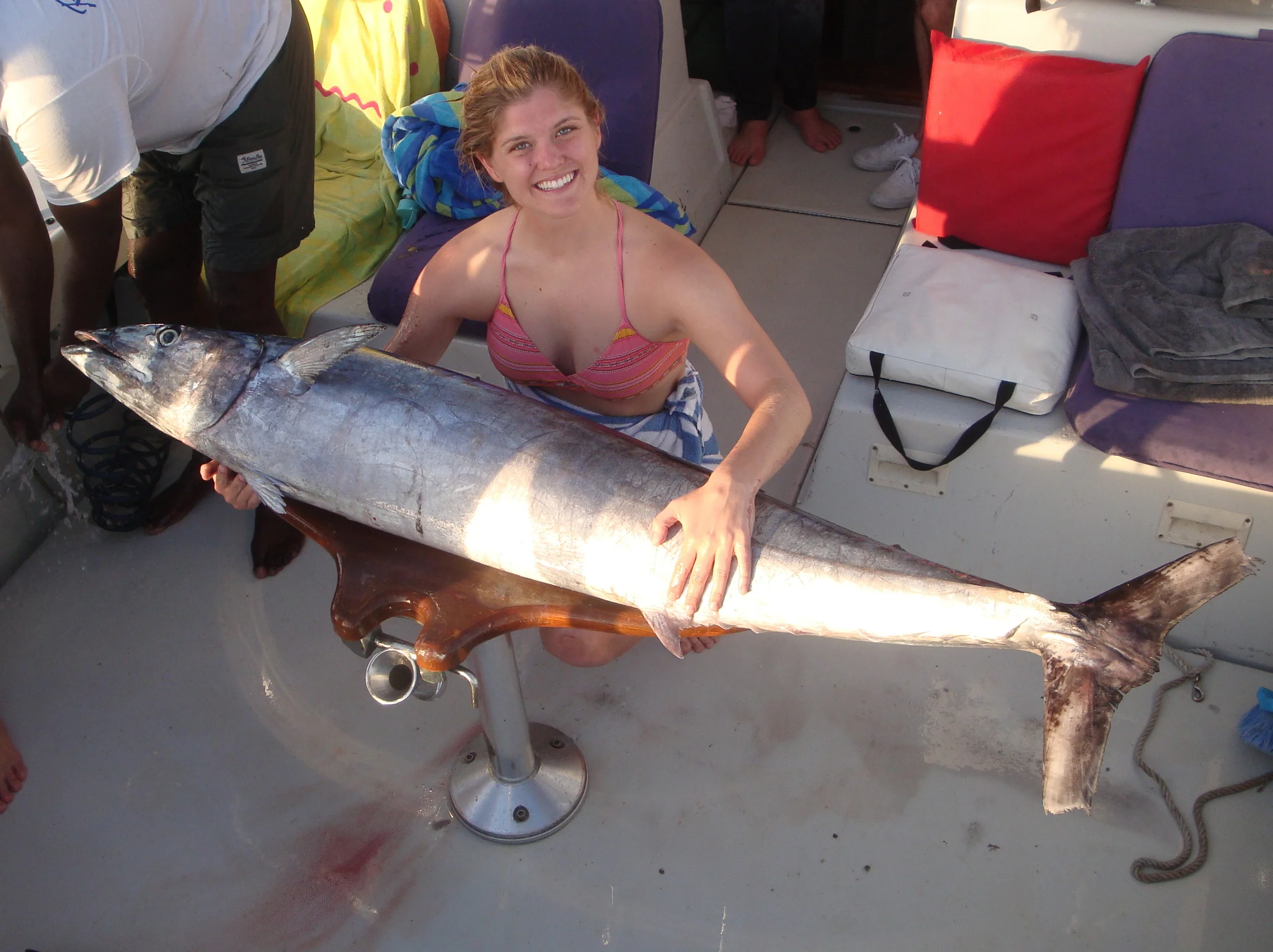 Anna Beth Lawler's first Wahoo...92.2 pounds.